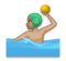 Man Playing Water Polo: Medium Skin Tone