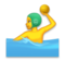 Man Playing Water Polo
