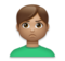 Man Pouting: Medium Skin Tone