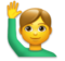 Man Raising Hand