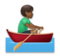 Man Rowing Boat: Medium-Dark Skin Tone