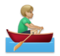 Man Rowing Boat: Medium-Light Skin Tone