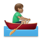 Man Rowing Boat: Medium Skin Tone