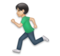 Man Running: Light Skin Tone