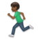 Man Running: Medium-Dark Skin Tone