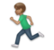 Man Running: Medium Skin Tone