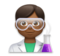 Man Scientist: Medium-Dark Skin Tone