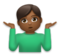Man Shrugging: Medium-Dark Skin Tone