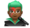 Man Singer: Medium-Dark Skin Tone