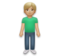 Man Standing: Medium-Light Skin Tone