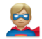 Man Superhero: Medium-Light Skin Tone