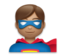 Man Superhero: Medium Skin Tone