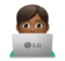 Man Technologist: Medium-Dark Skin Tone