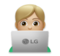 Man Technologist: Medium-Light Skin Tone