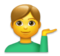 Man Tipping Hand
