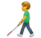 Man with White Cane