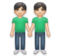 Men Holding Hands: Light Skin Tone