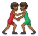 Men Wrestling: Medium-Dark Skin Tone