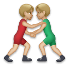 Men Wrestling: Medium-Light Skin Tone