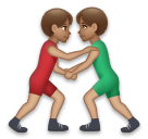 Men Wrestling: Medium Skin Tone