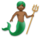 Merman: Medium-Dark Skin Tone