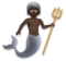 Merperson: Dark Skin Tone