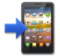 Mobile Phone with Arrow