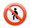 No Pedestrians No Pedestrians