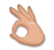 OK Hand: Medium Skin Tone