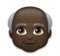 Old Man: Dark Skin Tone