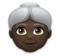 Old Woman: Dark Skin Tone
