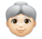 Old Woman: Light Skin Tone