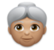 Old Woman: Medium Skin Tone