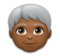 Older Person: Medium-Dark Skin Tone