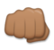 Oncoming Fist: Medium-Dark Skin Tone