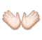 Open Hands: Light Skin Tone