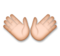 Open Hands: Medium-Light Skin Tone