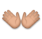 Open Hands: Medium Skin Tone