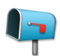Open Mailbox with Lowered Flag
