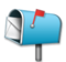 Open Mailbox with Raised Flag