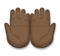 Palms Up Together: Dark Skin Tone