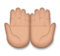 Palms Up Together: Medium Skin Tone