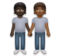 People Holding Hands: Dark Skin Tone, Medium-Dark Skin Tone