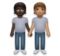 People Holding Hands: Dark Skin Tone, Medium Skin Tone