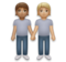 People Holding Hands: Medium Skin Tone, Medium-Light Skin Tone