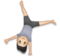 Person Cartwheeling: Light Skin Tone