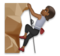 Person Climbing: Medium-Dark Skin Tone
