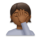 Person Facepalming: Medium-Dark Skin Tone