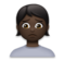Person Frowning: Dark Skin Tone