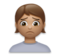 Person Frowning: Medium Skin Tone